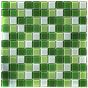 Мозаика стеклянная Aquaviva Сristall Green Light DCM173 (УП.)