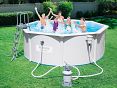 Сборный круглый бассейн Bestway Hydrium (360x120) с песочным фильтром