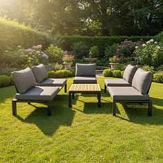 Комплект мебели модульный Stylish Patio 4 предмета (2 2-х местных дивана, угловое кресло, чайный столик)