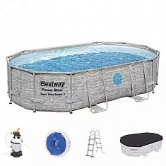 Bestway 56946 BW Каркасный бассейн 488х305х107см