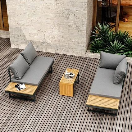 Комплект мебели модульный Stylish Patio 3 предмета (2 2-х местных дивана, чайный столик)