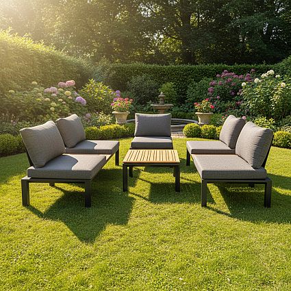 Комплект мебели модульный Stylish Patio 4 предмета (2 2-х местных дивана, угловое кресло, чайный столик)