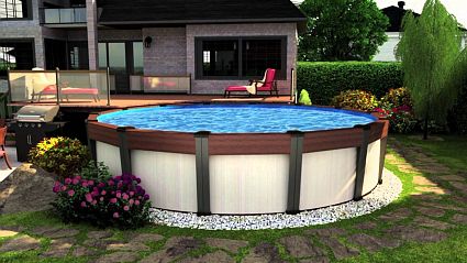 Морозоустойчивый бассейн Контемпра (4,6х1,35м)