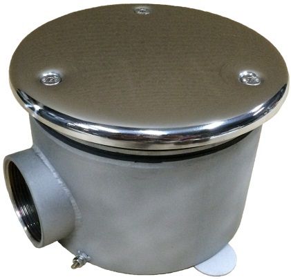 Донный слив круглый Ø160х100 2